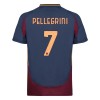 Maglia ufficiale AS Roma Pellegrini 7 Alternativa 2024-25 per Bambino